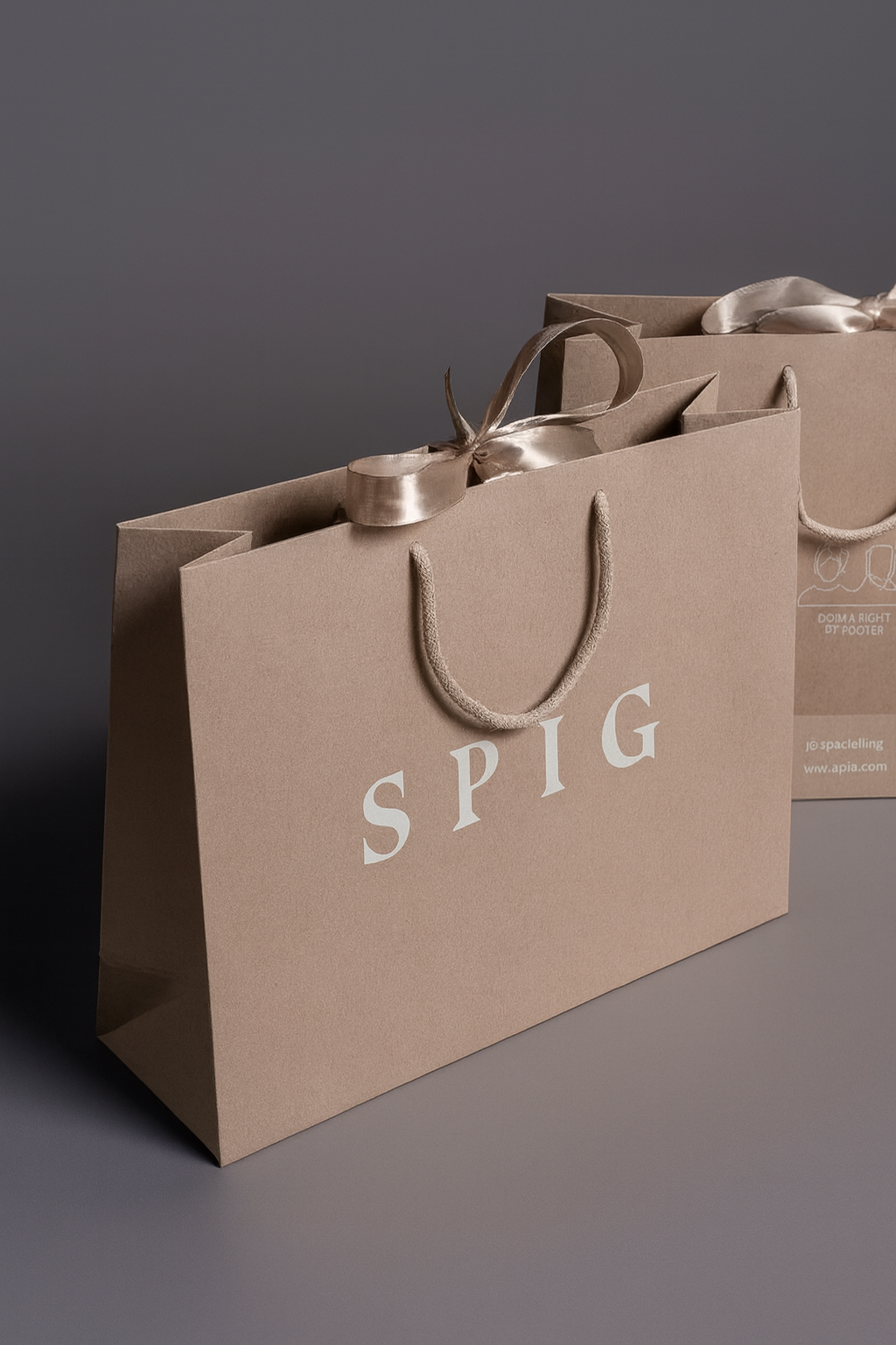 Custom Logo Paper Shopping Bags