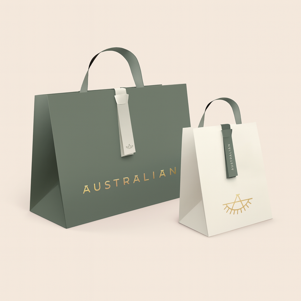 Custom Logo Paper Shopping Bags