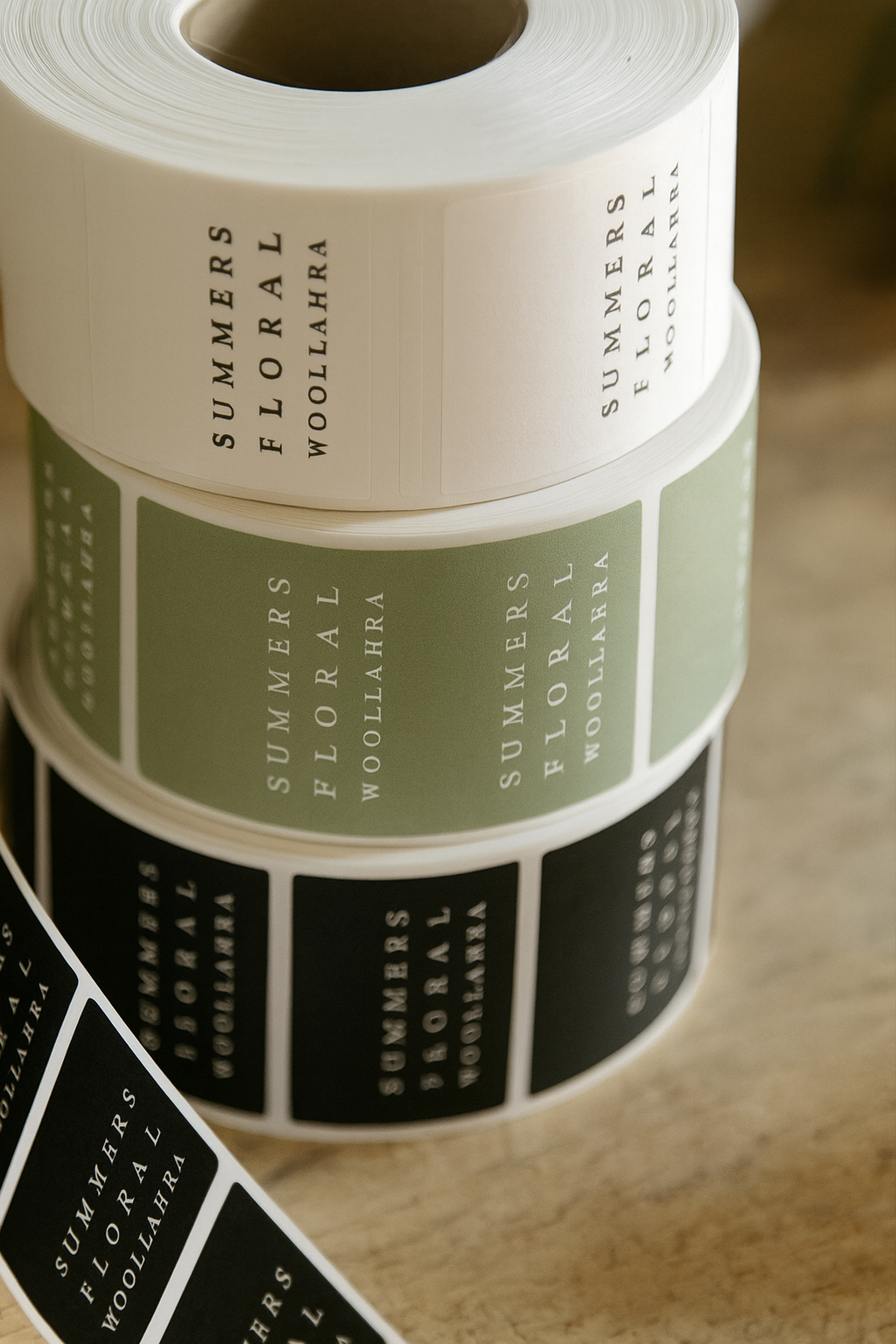 Custom Luxury Packaging Sticker
