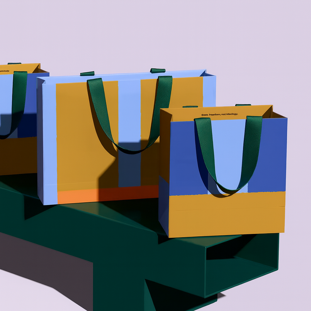 Custom Logo Paper Shopping Bags