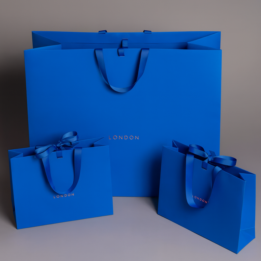 Custom Logo Paper Shopping Bags