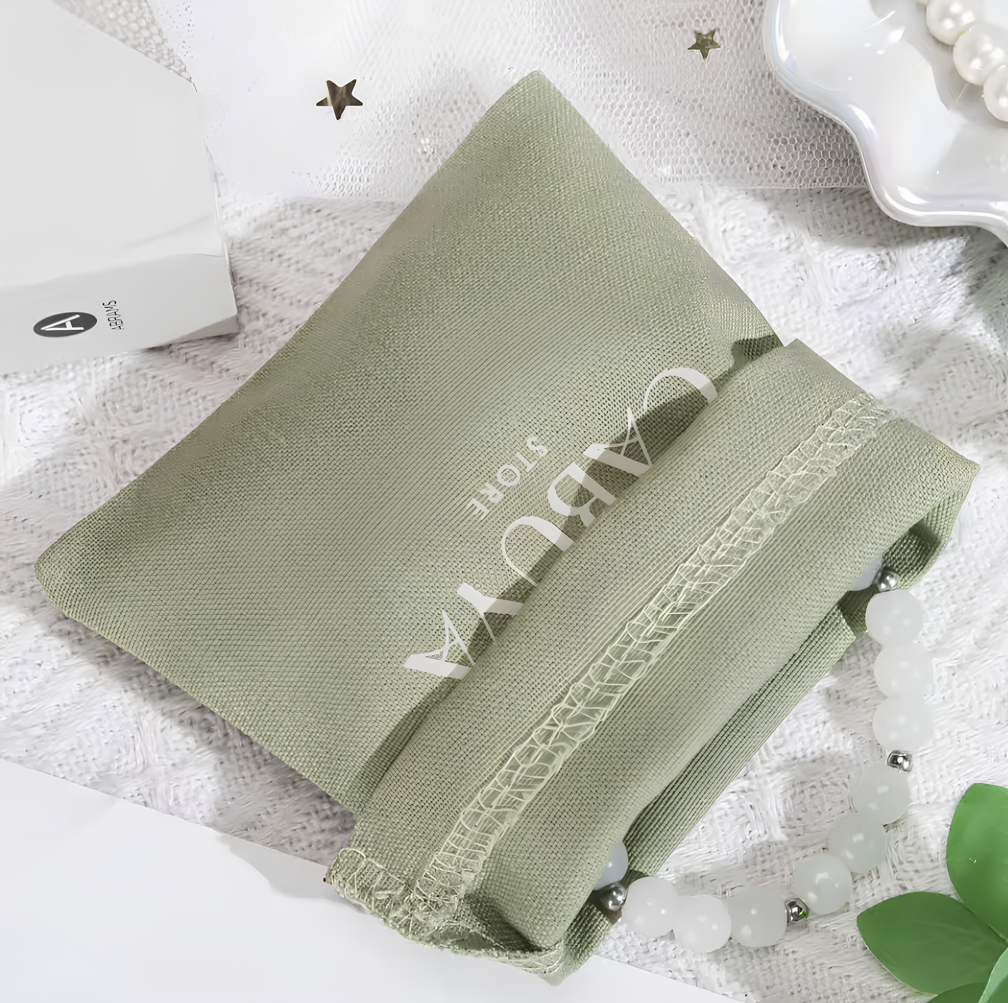 Custom Linen Cotton Dust Bag