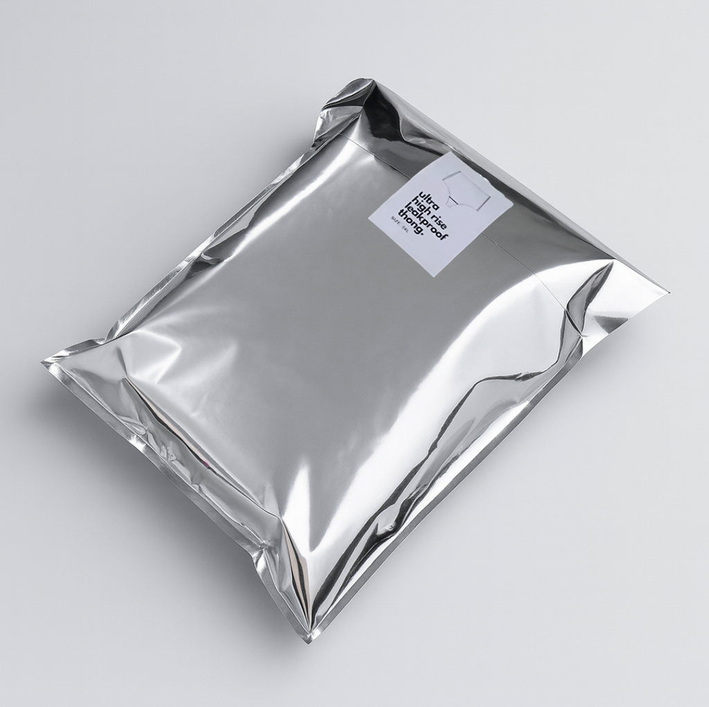 Custom Silver Poly Mailer Bag