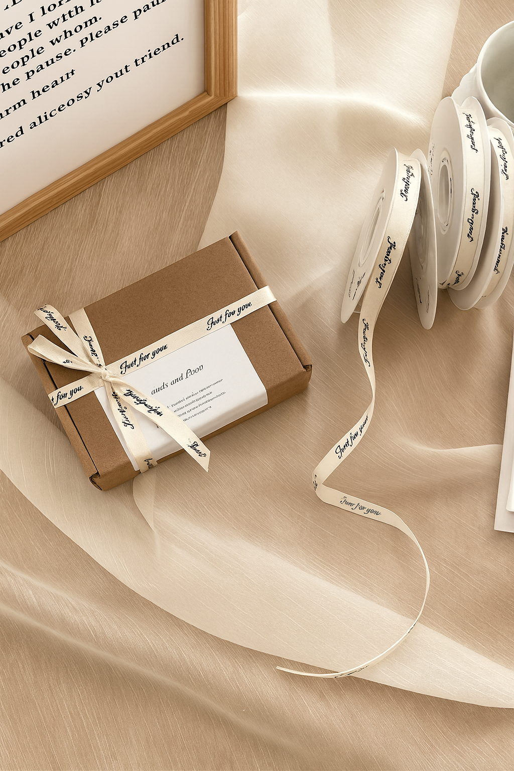 Custom Logo Packaging Ribbon