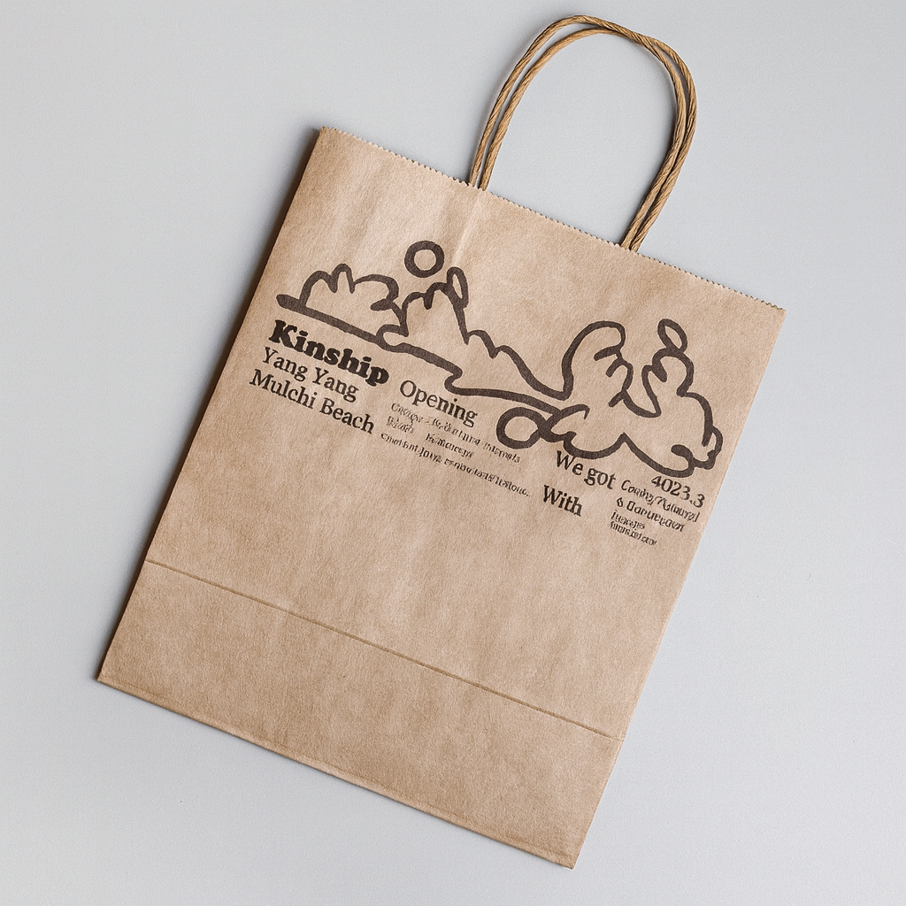 Custom Kraft Gift Packaging Paper Bags
