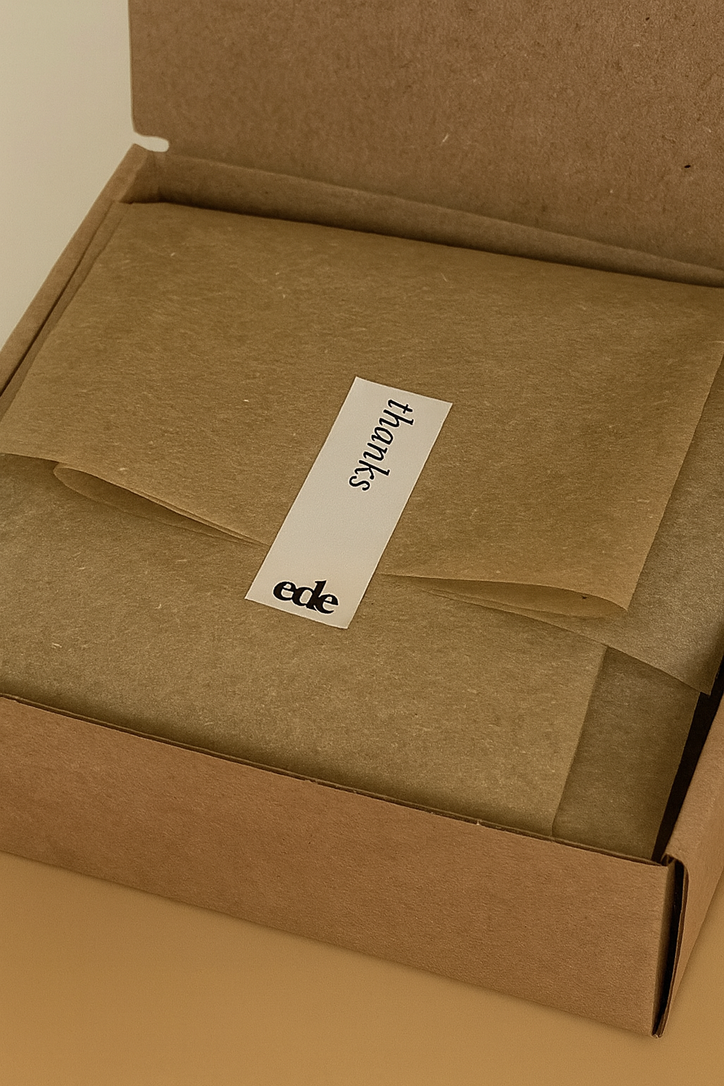 Custom Luxury Packaging Sticker