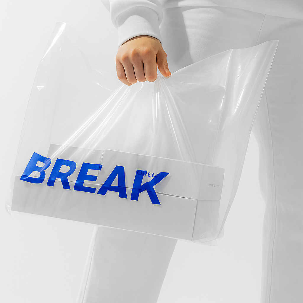 Custom Clear PE Packaging Bag