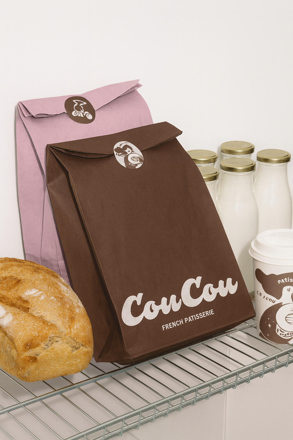 Custom Kraft Gift & Bakery Pouch