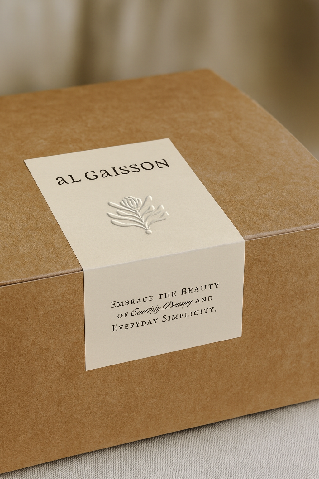 Custom Luxury Packaging Sticker