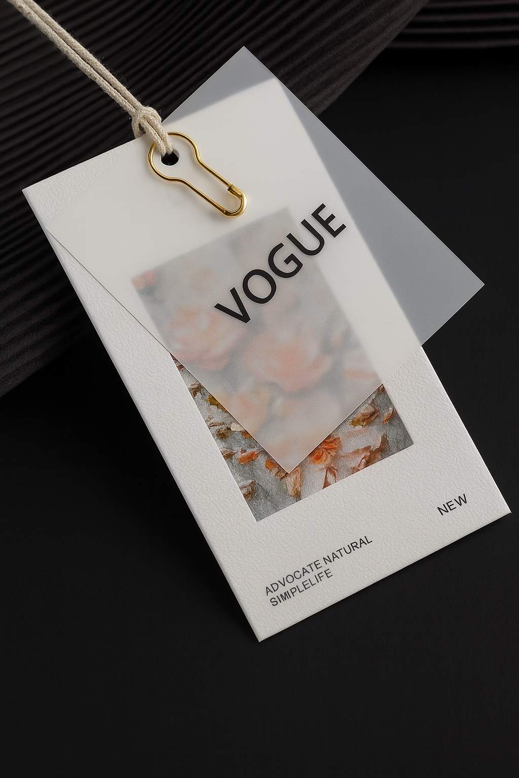 Custom Garment Graphic Hang Tag