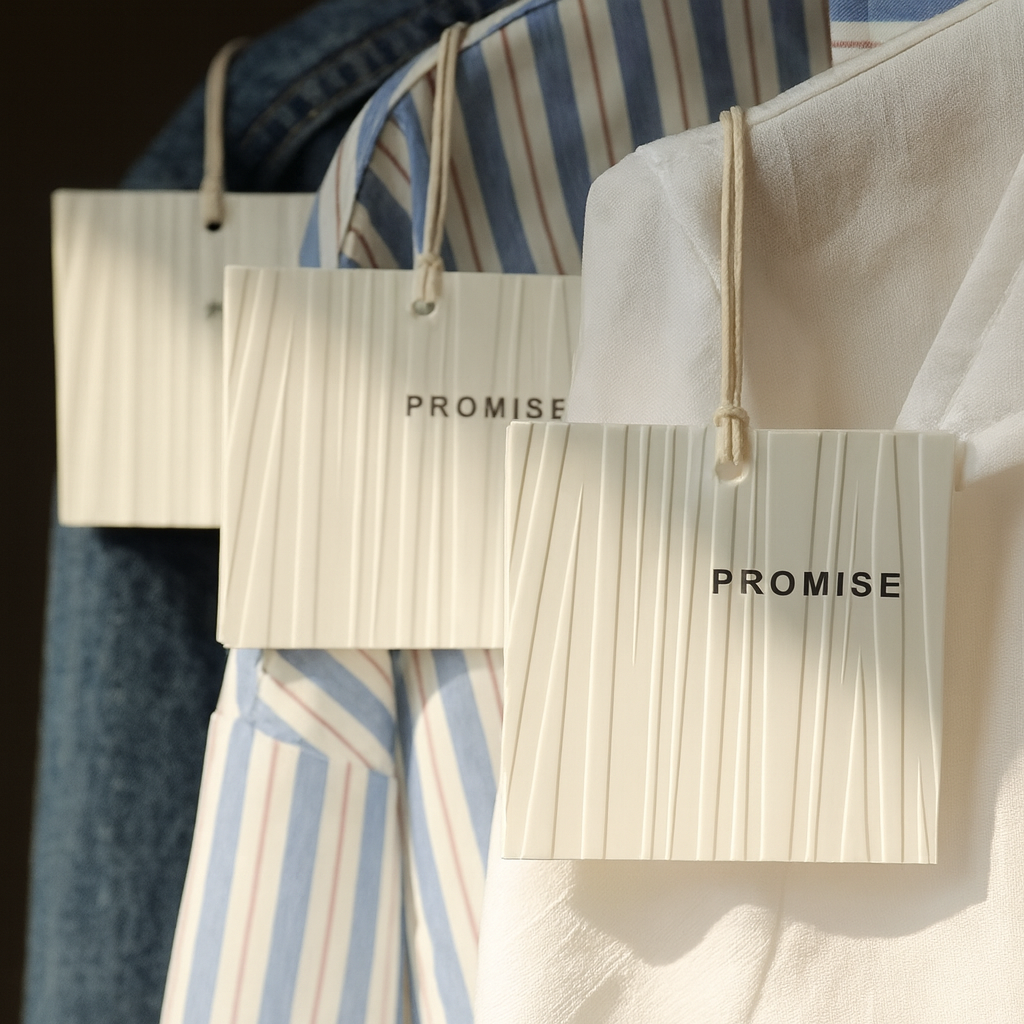 Custom Embossed Hangtags