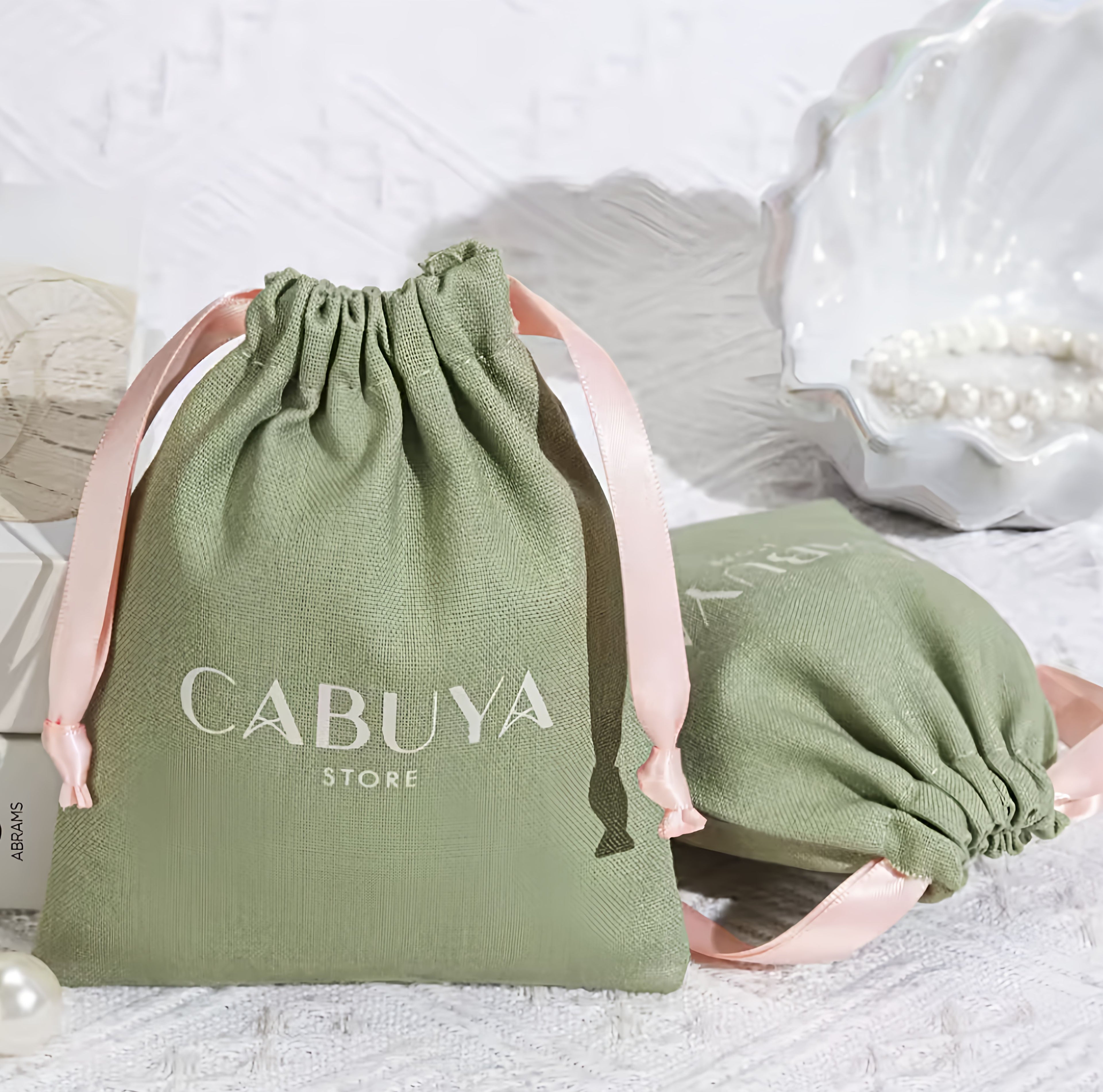 Custom Linen Cotton Dust Bag