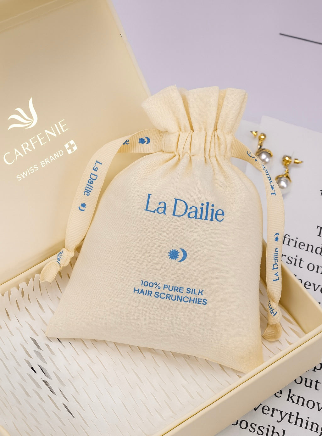 Custom Linen Cotton Dust Bag