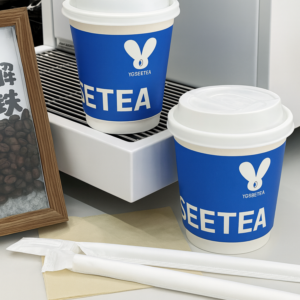Custom Logo Kraft Paper Cups