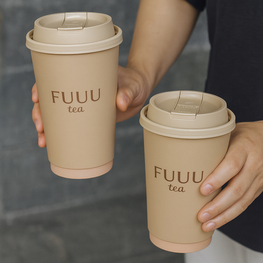 Custom Logo Kraft Paper Cups