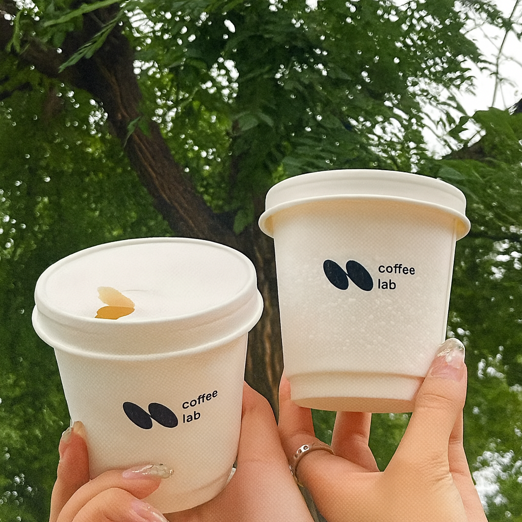 Custom Logo Kraft Paper Cups