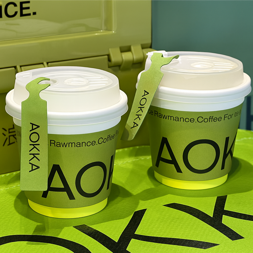 Custom Logo Kraft Paper Cups