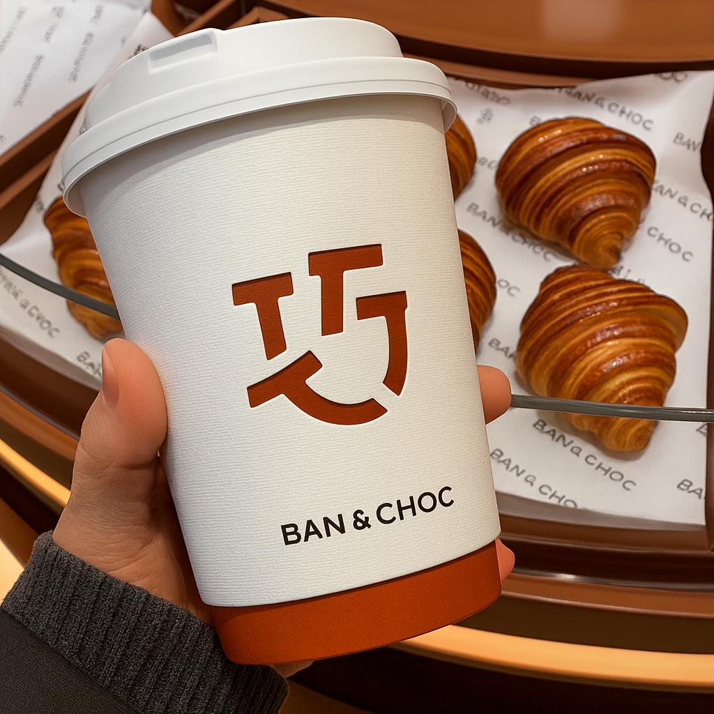 Custom Logo Kraft Paper Cups
