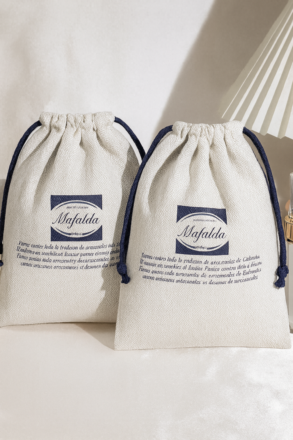 Custom Linen Cotton Dust Bag