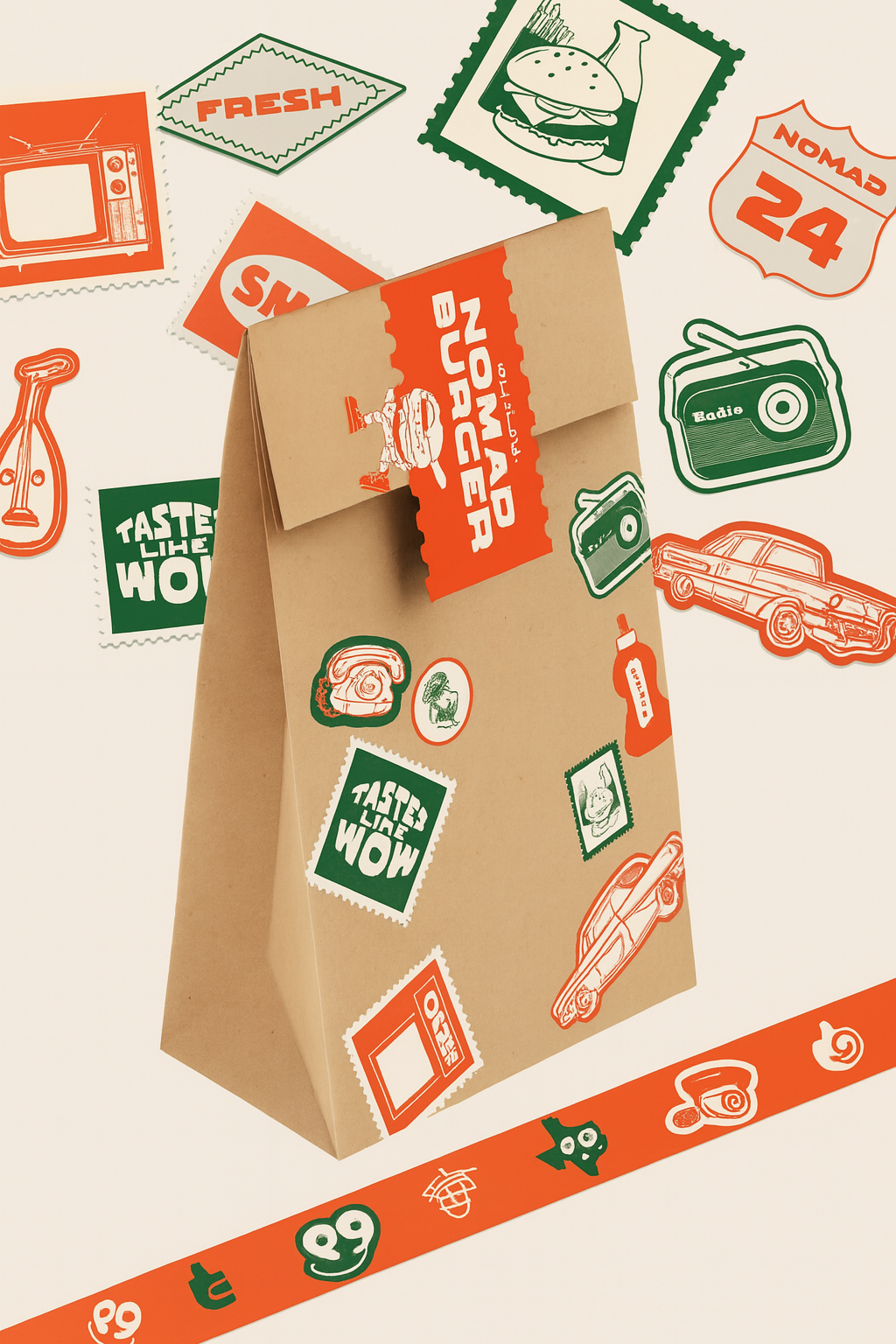 Custom Logo Packaging Sticker