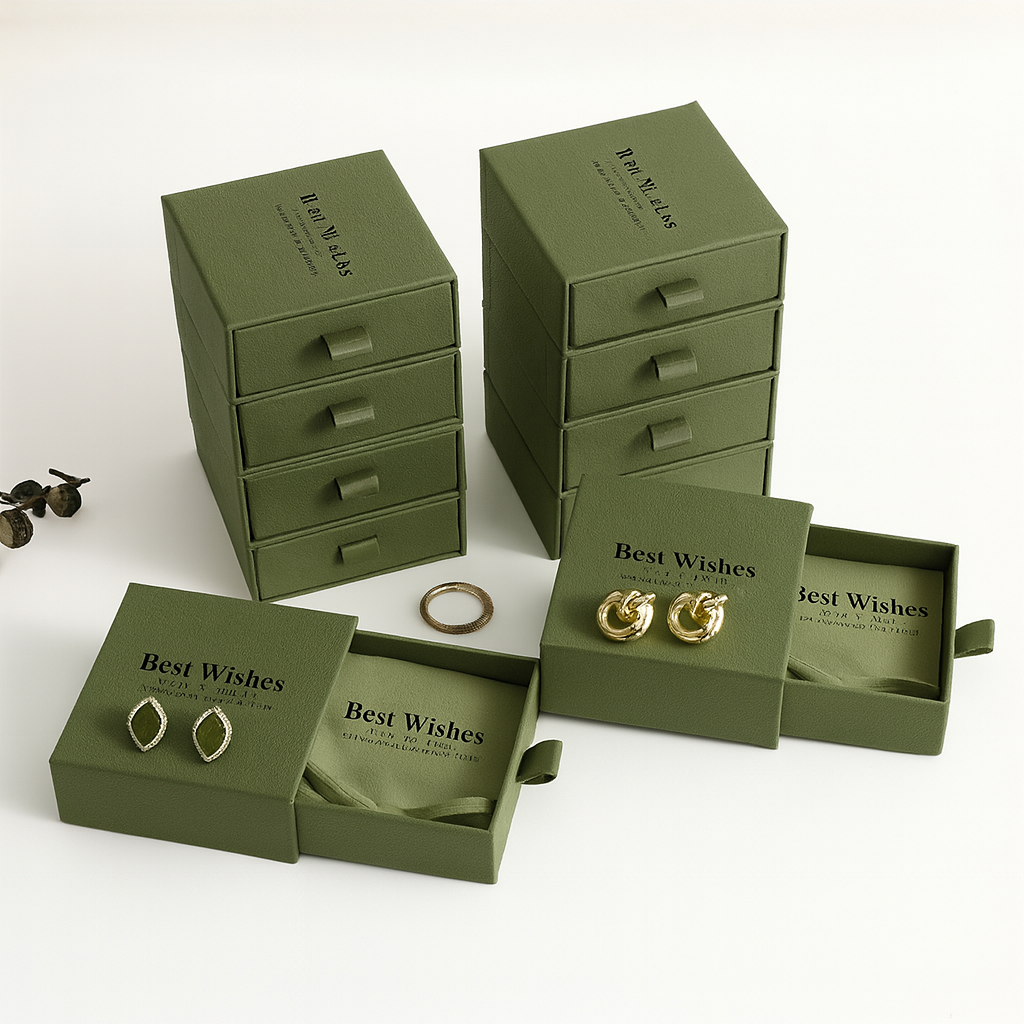 Custom Logo Luxury Rigid Drawer Box