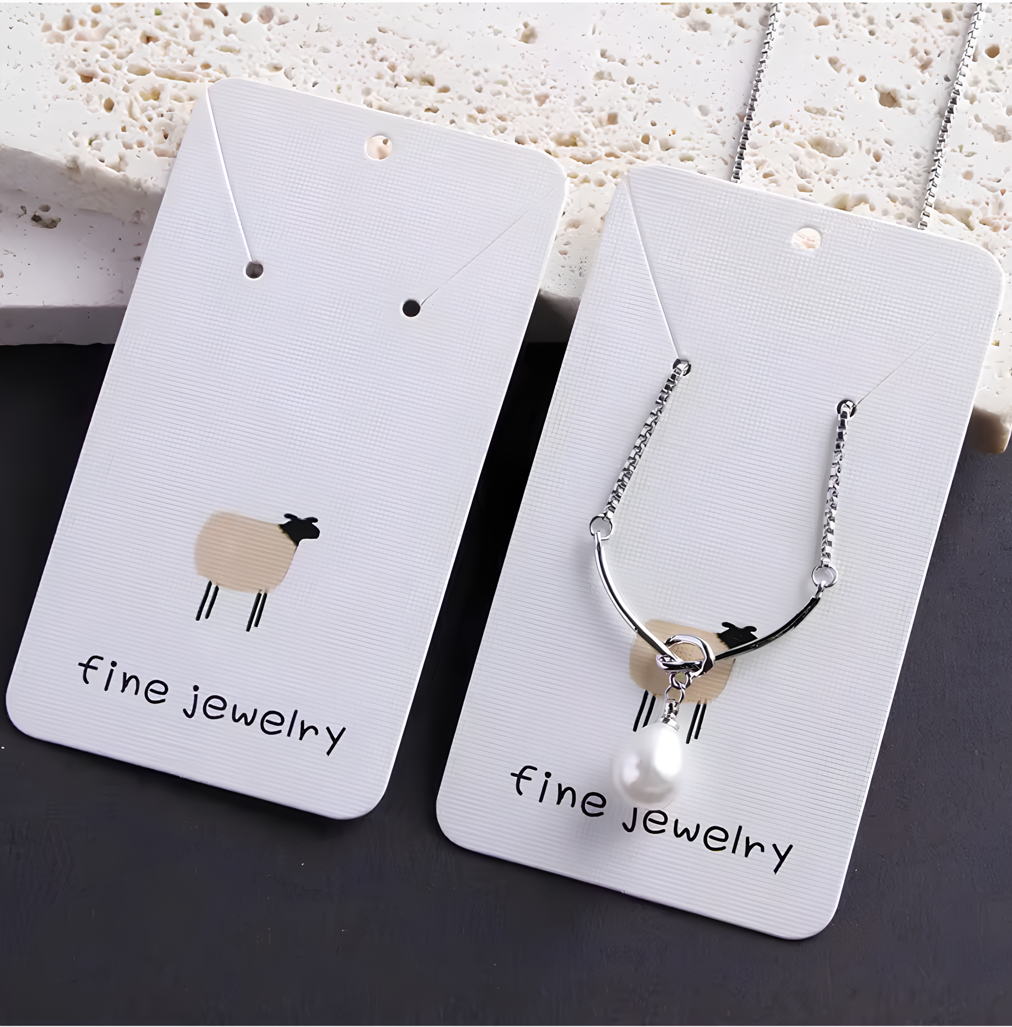 Custom Jewelry Card Hang Tags