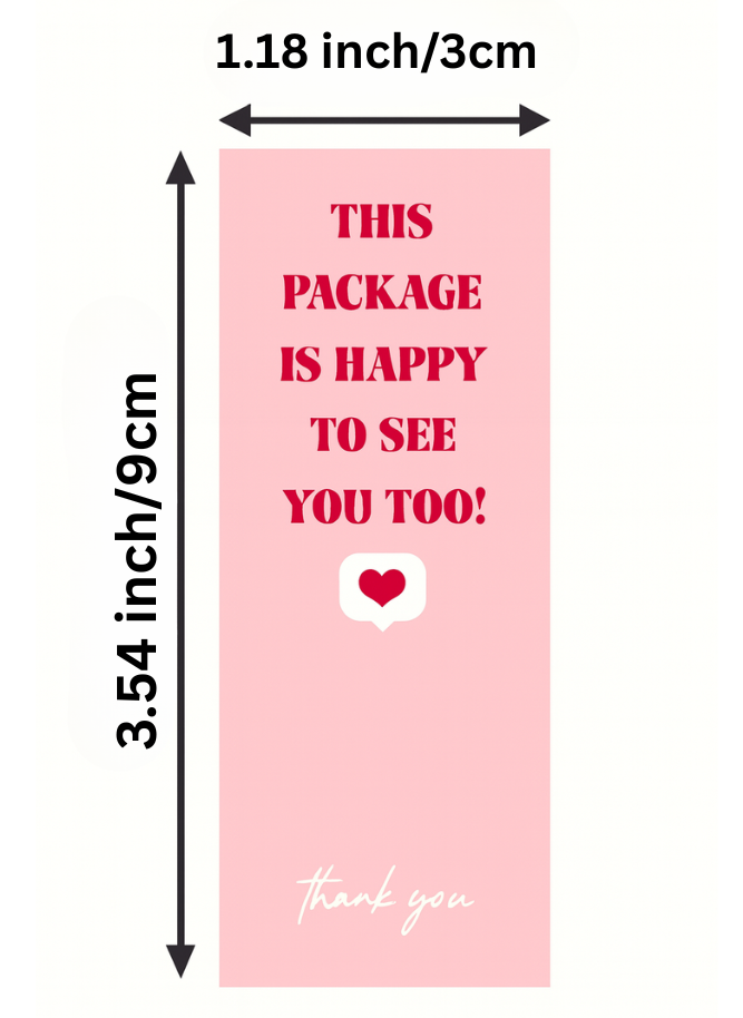 100-pcs Gift Wrapping & Packaging Sticker