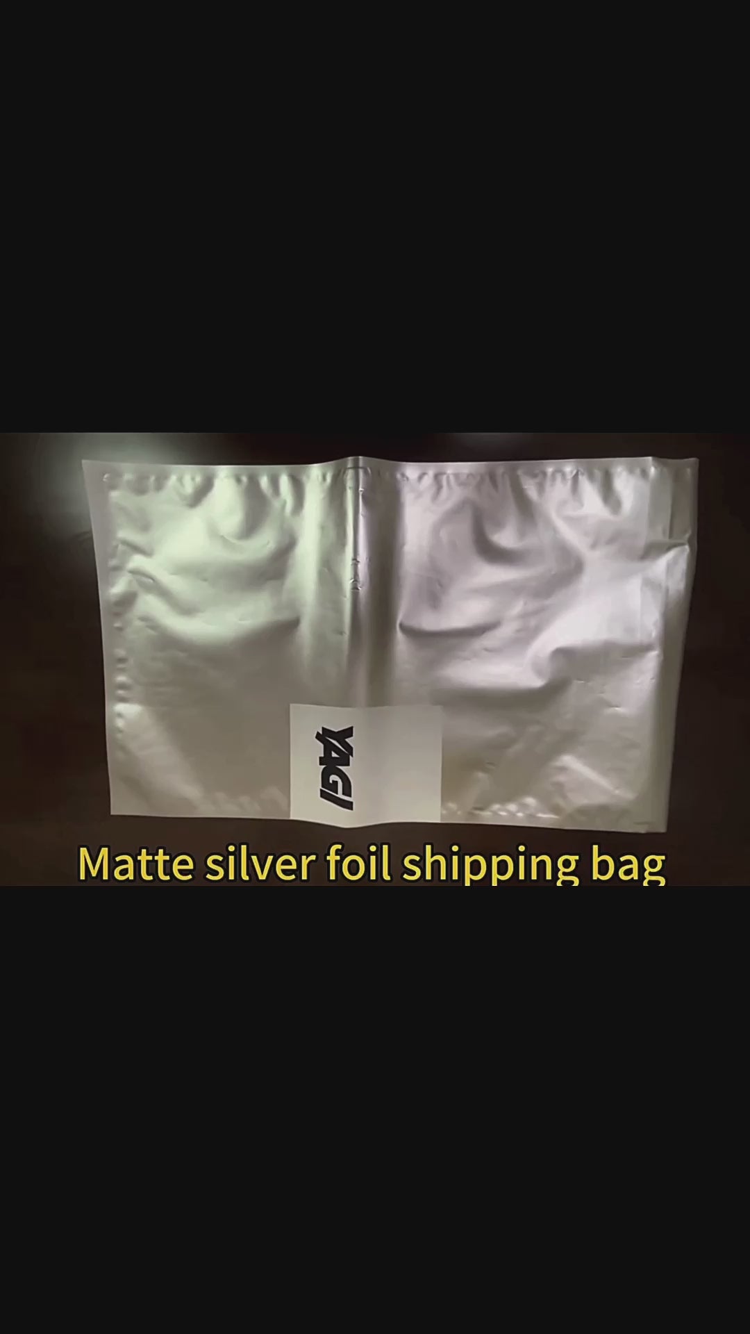 Custom Silver Poly Mailer Bag